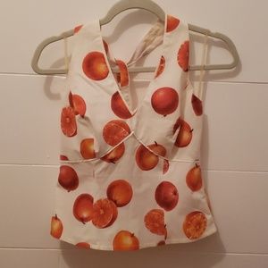 Oranges halter top